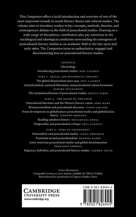 Produktbild: The Cambridge Companion to Postcolonial Literary Studies