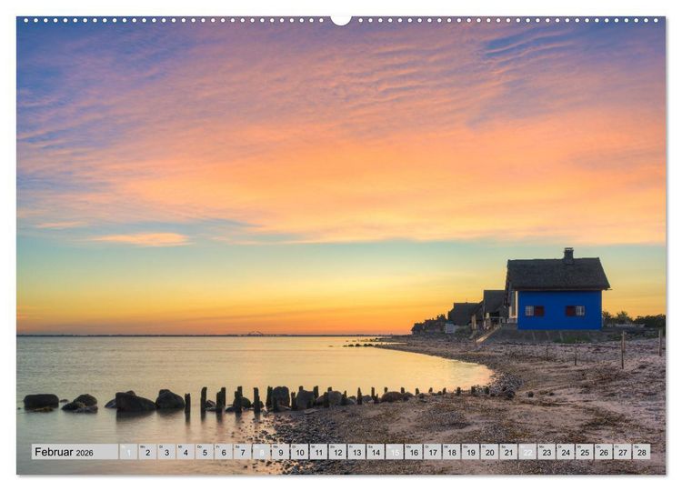 Produktbild: Wundersch&ouml;ne Ostsee - Traumhafte Stimmungen entlang der K&uuml;ste (hochwertiger Premium Wandkalender 2026 DIN A2 quer), Kunstdruck in Hochglanz