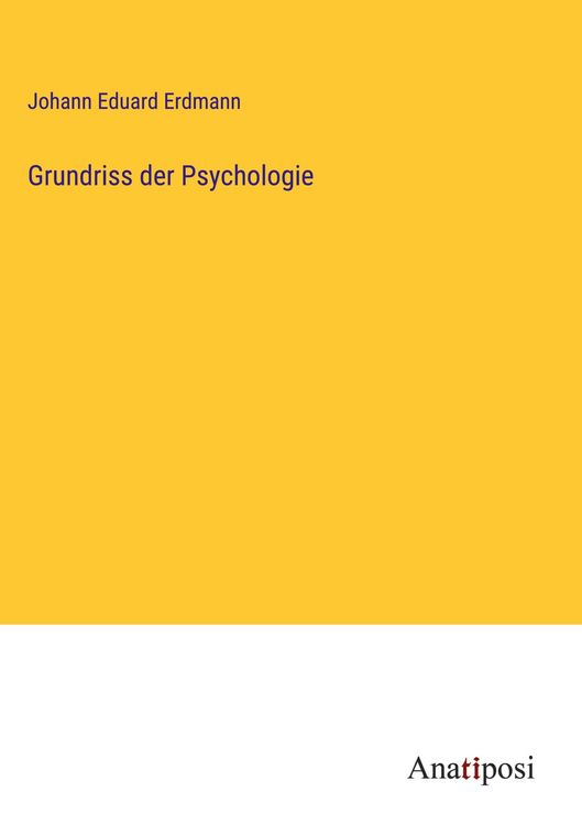 Produktbild: Grundriss der Psychologie
