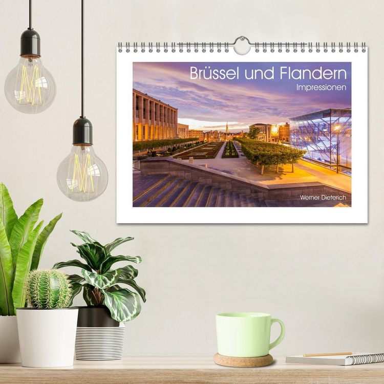 Produktbild: Br&uuml;ssel und Flandern Impressionen (Wandkalender 2026 DIN A4 quer), CALVENDO Monatskalender