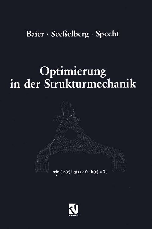 Produktbild: Optimierung in der Strukturmechanik