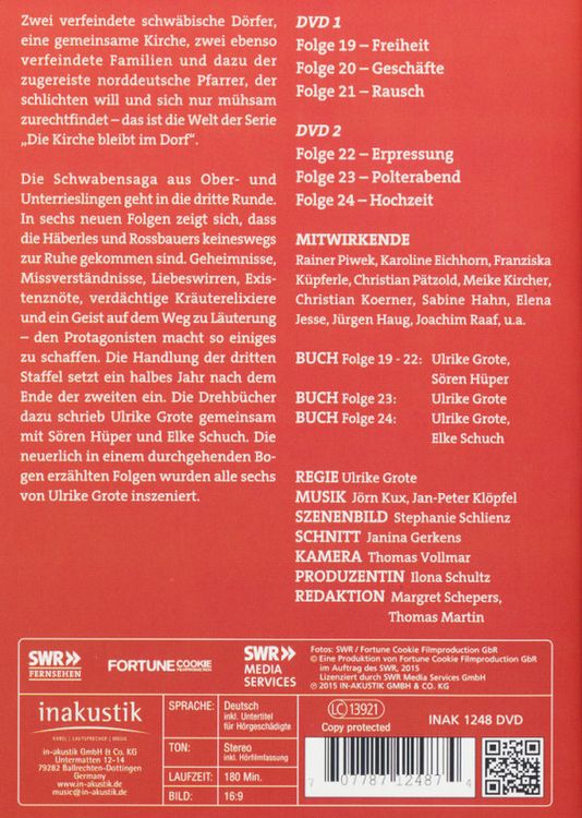 Produktbild: Die Kirche bleibt im Dorf - Staffel 3 [2 DVDs]