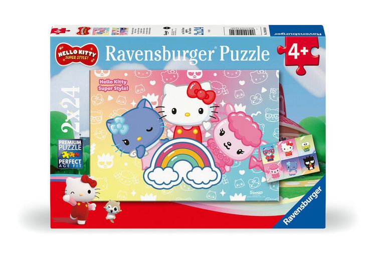 Produktbild: Kinderpuzzle 2x24 Teile - Hello Kitty - Die besten Freunde