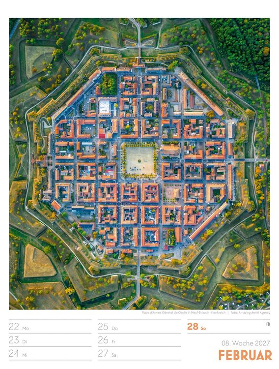 Produktbild: Welt von Oben Wochenplaner Luftbild-Kalender 2027