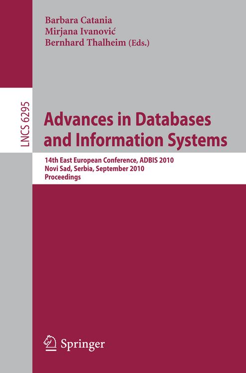 Produktbild: Advances in Databases and Information Systems