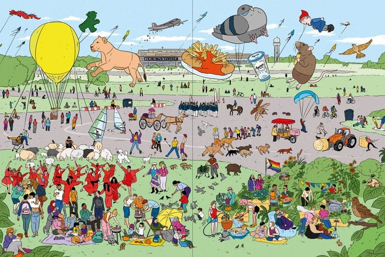 Produktbild: Dit is Berlin. Das Wimmelbuch