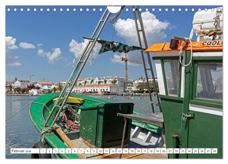 Produktbild: Die Sandalgarve - Der flache K&uuml;stenabschnitt im S&uuml;dosten Portugals (Wandkalender 2026 DIN A4 quer), CALVENDO Monatskalender