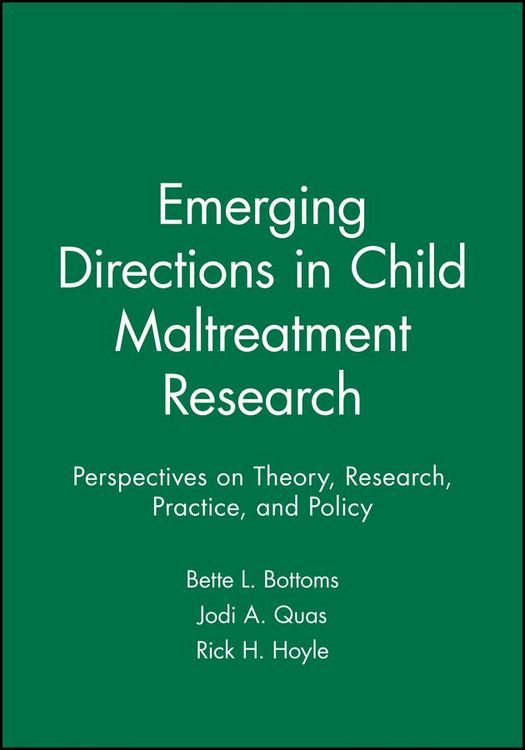 Produktbild: Emerging Directions in Child Maltreatment Research