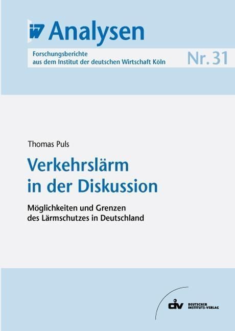 Produktbild: Verkehrsl&auml;rm in der Diskussion