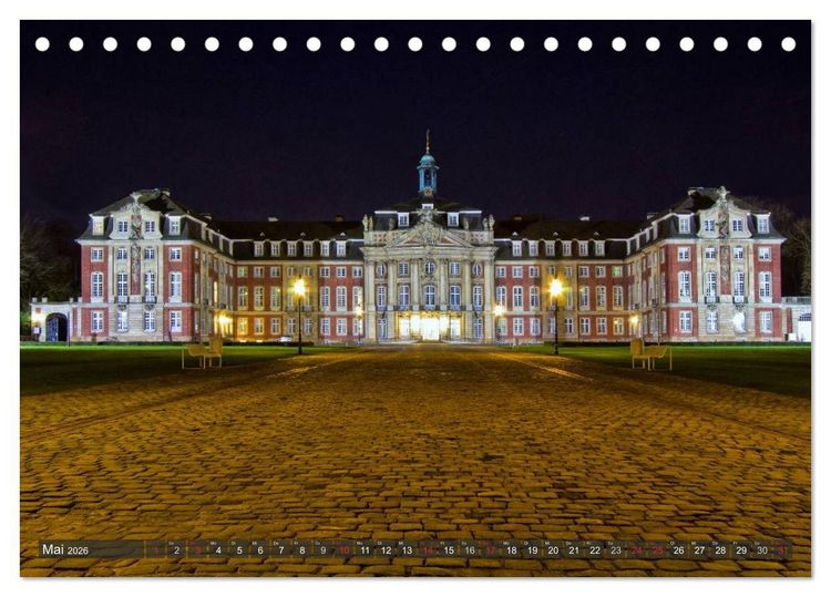 Produktbild: M&uuml;nster - Historische Stadt mit jungem Gesicht (Tischkalender 2026 DIN A5 quer), CALVENDO Monatskalender