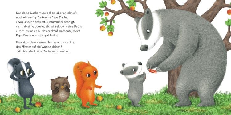 Produktbild: "Ich hab ein gro&szlig;es Aua", sagt der kleine Dachs (Trost-Buch)