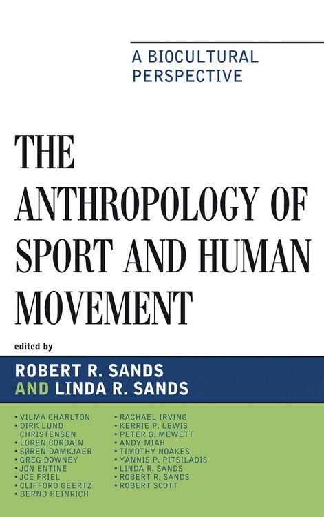 Produktbild: The Anthropology of Sport and Human Movement