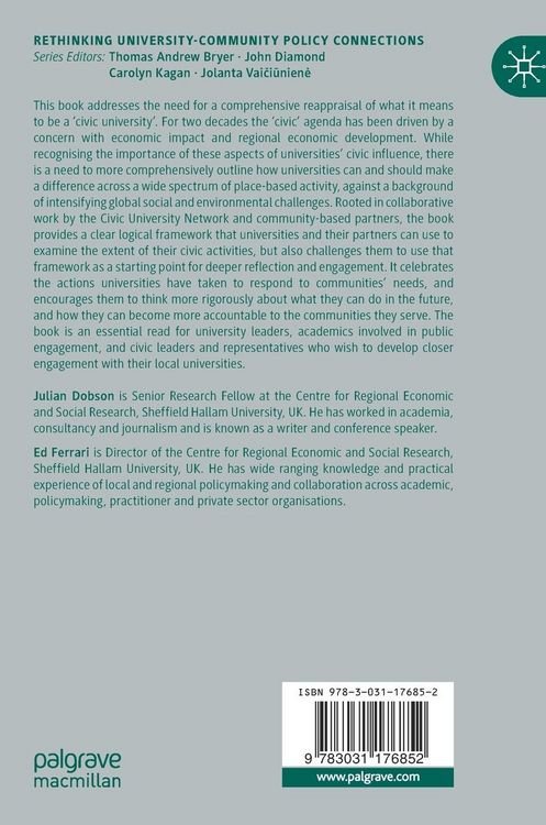 Produktbild: Reframing the Civic University
