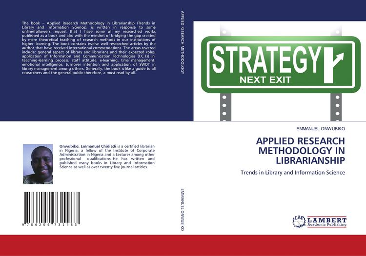 Produktbild: APPLIED RESEARCH METHODOLOGY IN LIBRARIANSHIP