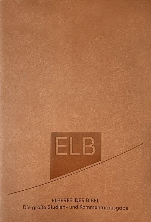 Produktbild: Elberfelder Bibel. Die gro&szlig;e Studien- und Kommentarausgabe, Kunstleder Beige