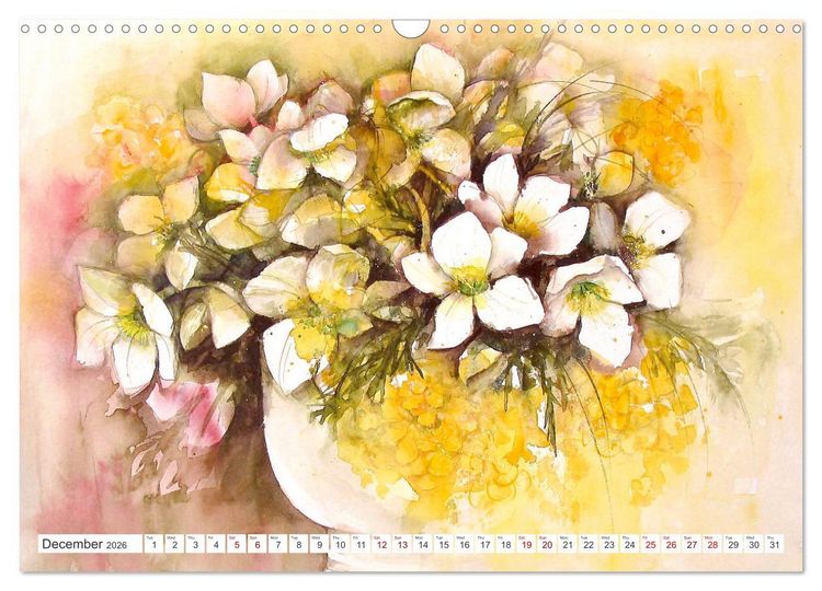Produktbild: FLOWER MAGIC (Wall Calendar 2026 DIN A3 landscape), CALVENDO 12 Month Wall Calendar