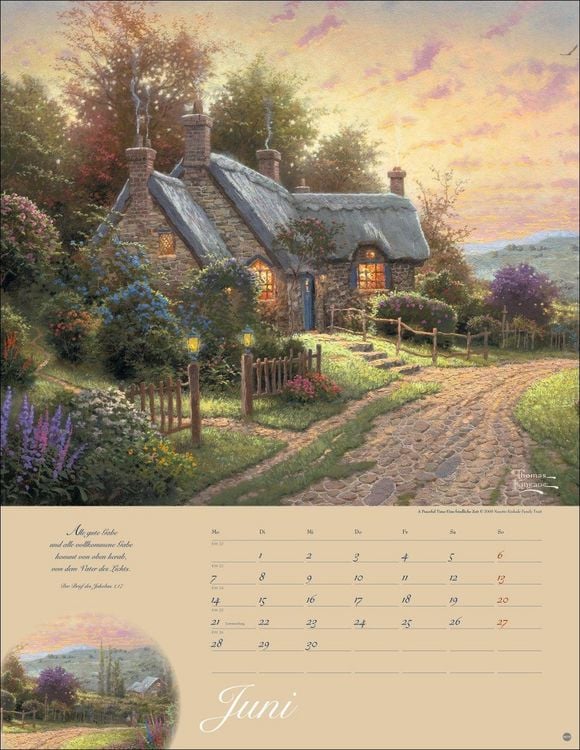 Produktbild: Thomas Kinkade: Land im Licht Kalender 2027