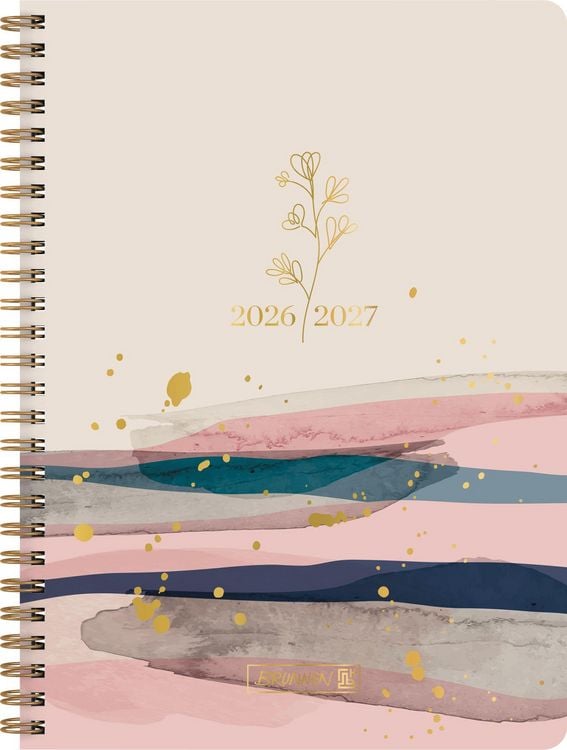 Produktbild: Sch&uuml;lerkalender Style 2026/2027 "Harmony" | A5, Kunststoff