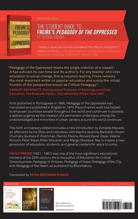 Produktbild: Pedagogy of the Oppressed