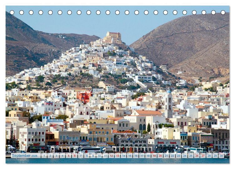 Produktbild: Mein Reisetraum Griechenland (Tischkalender 2026 DIN A5 quer), CALVENDO Monatskalender