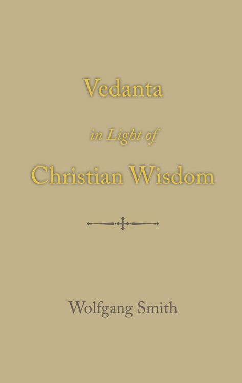 Produktbild: Vedanta in Light of Christian Wisdom