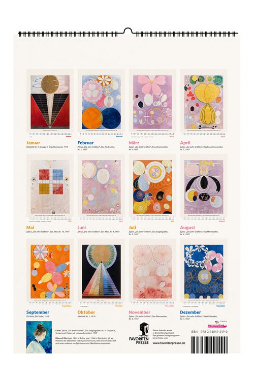 Produktbild: Hilma af Klint. Wandkalender 2027