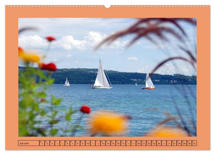 Produktbild: Impressionen vom sch&ouml;nen Bodensee (Wandkalender 2026 DIN A2 quer), CALVENDO Monatskalender