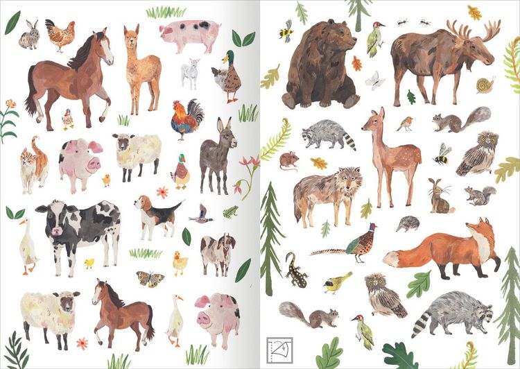 Produktbild: Stickerliebe &ndash; Tiere