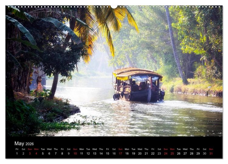 Produktbild: India - Magical Cities and Landscapes (High Quality Premium Wall Calendar 2026 DIN A2 landscape),CALVENDO 12 Month Wall Calendar