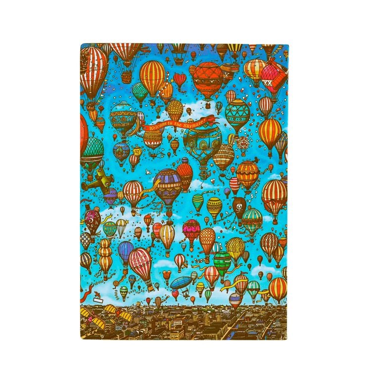 Produktbild: Softcover Notizbuch, Festival der Ballons, Midi, Liniert