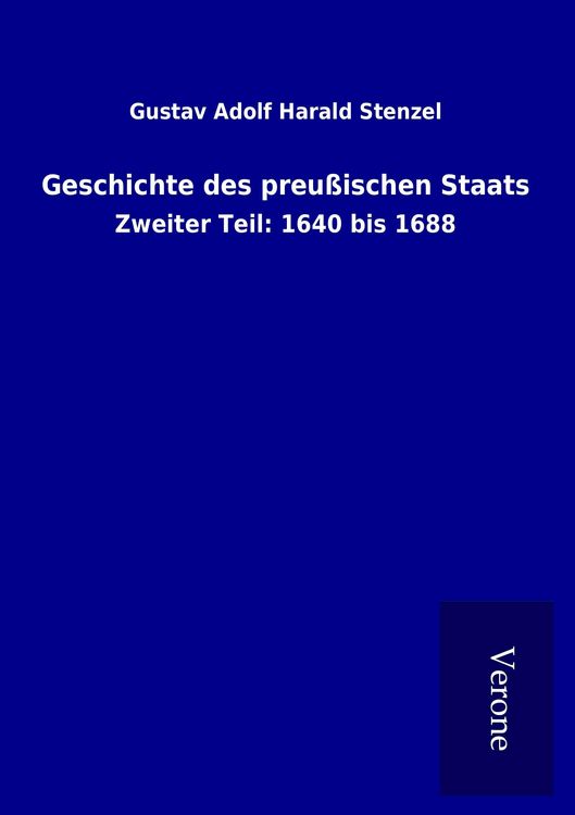 Produktbild: Geschichte des preu&szlig;ischen Staats