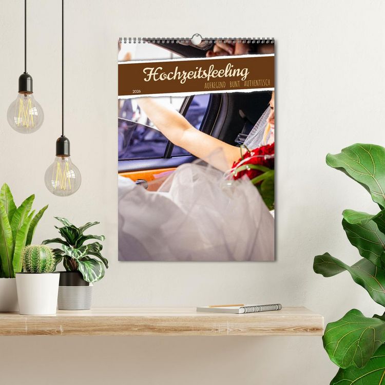Produktbild: Hochzeitsfeeling (Wandkalender 2026 DIN A3 hoch), CALVENDO Monatskalender
