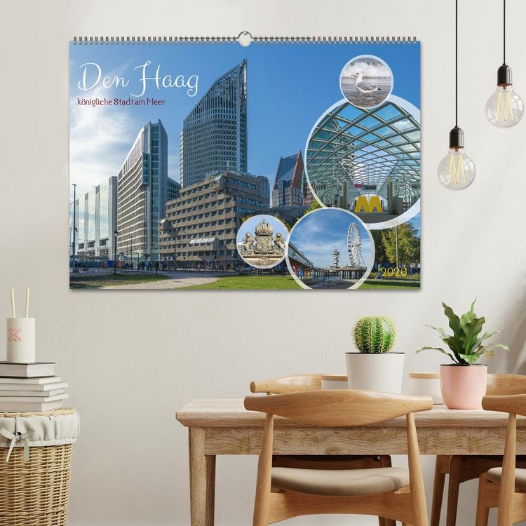 Produktbild: Den Haag - k&ouml;nigliche Stadt am Meer (Wandkalender 2026 DIN A2 quer), CALVENDO Monatskalender