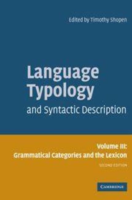 Produktbild: Language Typology and Syntactic Description