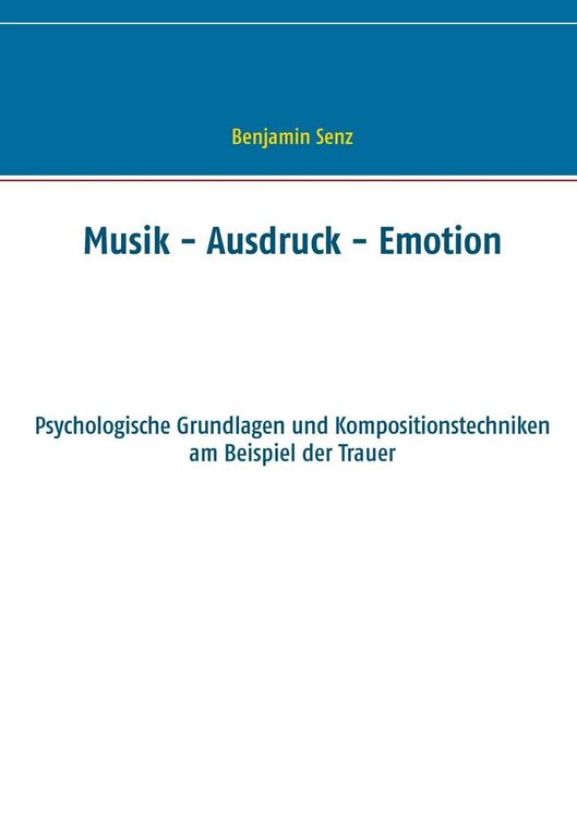 Produktbild: Musik - Ausdruck - Emotion