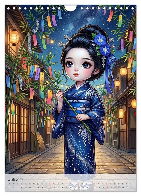 Produktbild: Fabulous Dolls &ndash; Perlen Asiens (Wandkalender 2027 DIN A4 hoch), CALVENDO Monatskalender