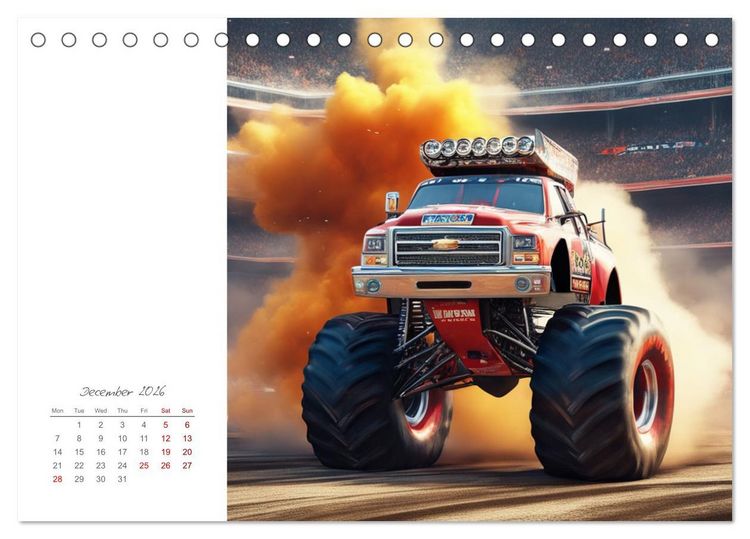 Produktbild: The battle of the titans (Desk Calendar 2026 DIN A5 landscape), CALVENDO 12 Month DeskCalendar