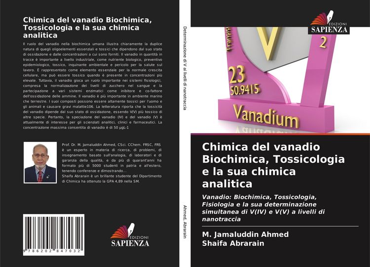 Produktbild: Chimica del vanadio Biochimica, Tossicologia e la sua chimica analitica