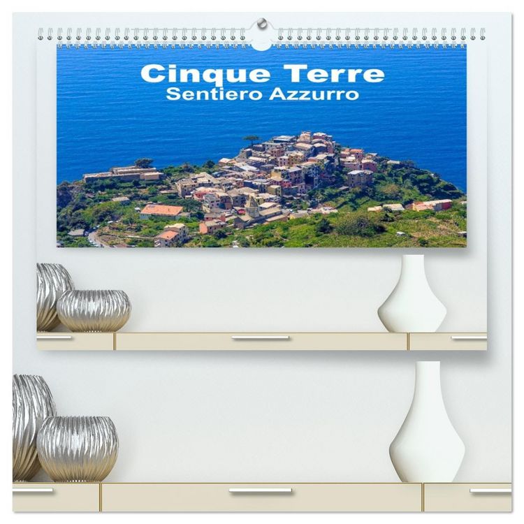 Produktbild: Cinque Terre Sentiero Azzurro (hochwertiger Premium Wandkalender 2026 DIN A2 quer), Kunstdruck in Hochglanz