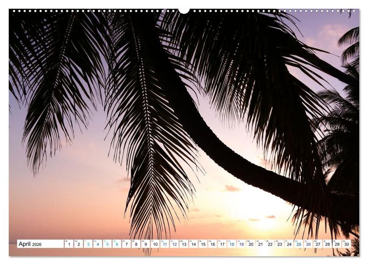 Produktbild: MALEDIVEN Wunderwelt (hochwertiger Premium Wandkalender 2026 DIN A2 quer), Kunstdruck in Hochglanz