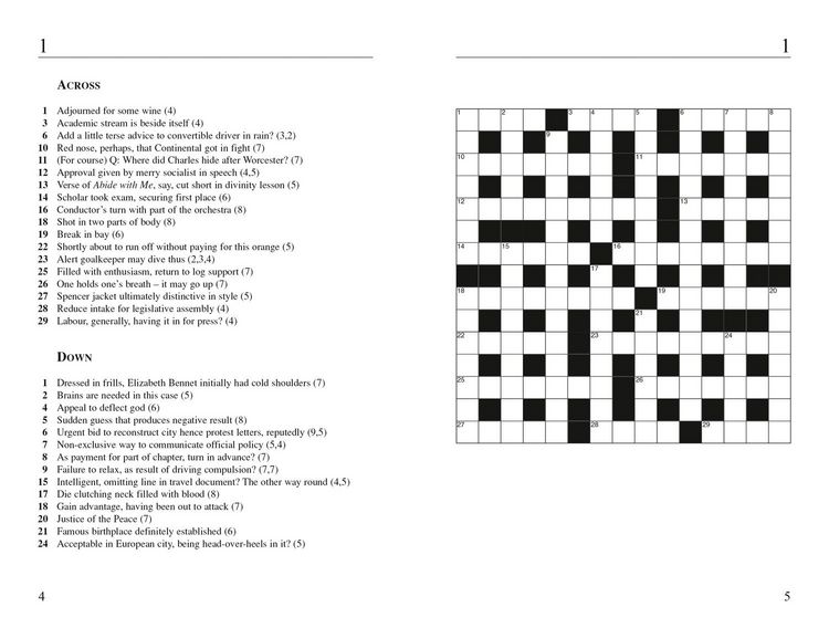 Produktbild: The Times Big Book of Cryptic Crosswords Book 1