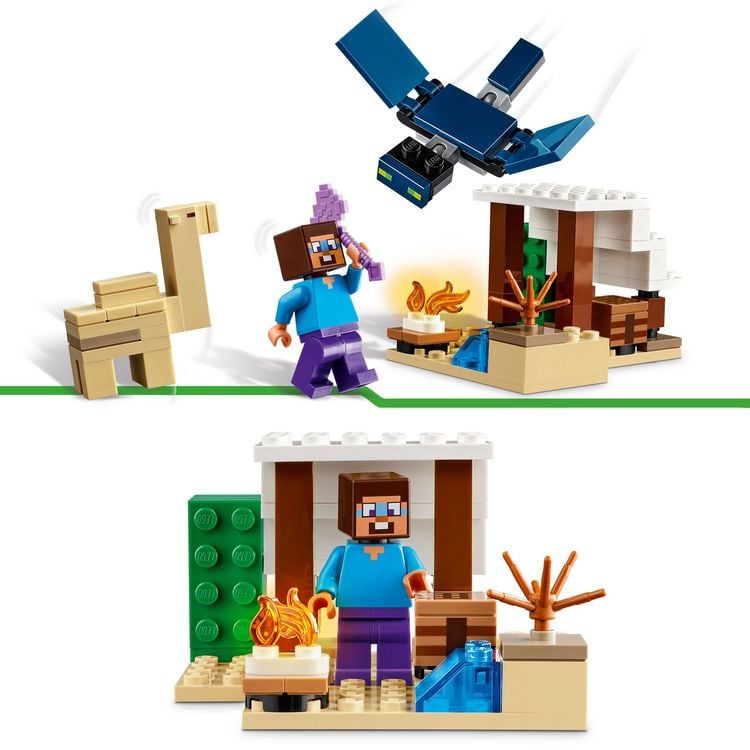 Produktbild: LEGO Minecraft 21251 Steves Wüstenexpedition, Spielzezug-Set zum Bauen