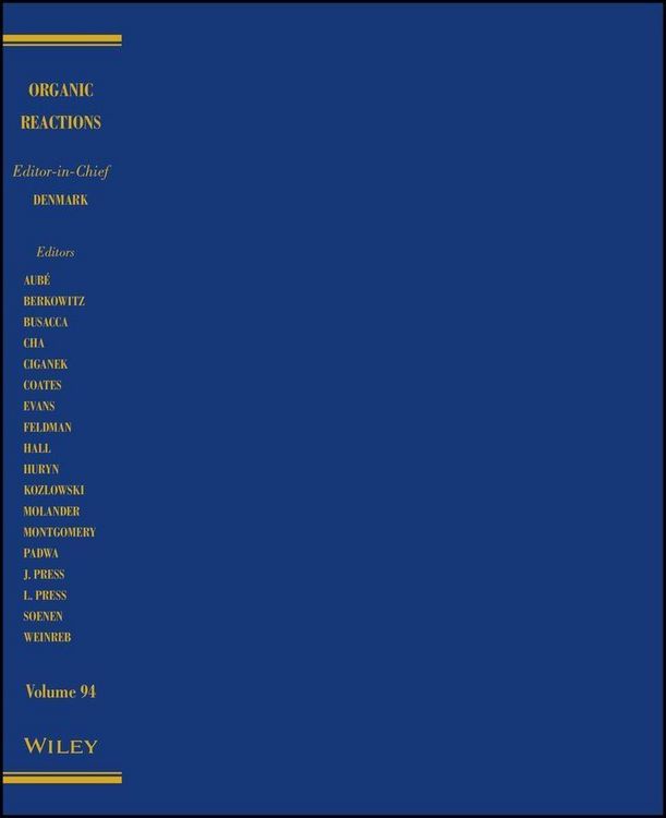 Produktbild: Organic Reactions, Volume 94