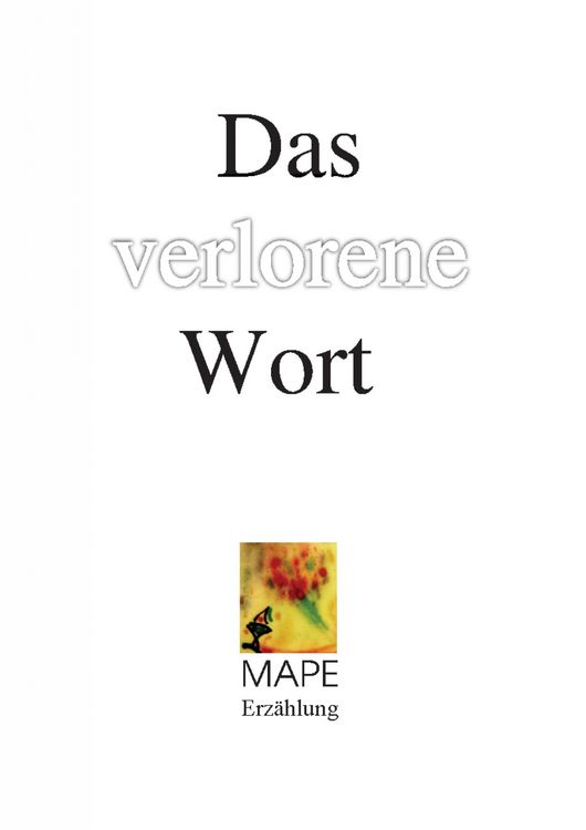 Produktbild: Das verlorene Wort
