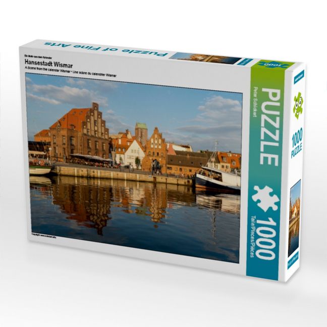 Produktbild: CALVENDO Puzzle Ein Motiv aus dem Kalender Hansestadt Wismar 1000 Teile Puzzle quer | 1000 Teile Lege-Gr&ouml;&szlig;e 64 &times; 48 cm Foto-Puzzle f&uuml;r gl&uuml;ckliche Stunden