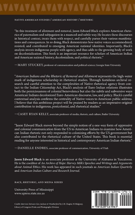 Produktbild: American Indians and the Rhetoric of Removal and Allotment