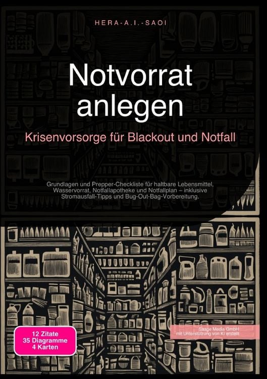 Produktbild: Notvorrat anlegen: Krisenvorsorge f&uuml;r Blackout und Notfall