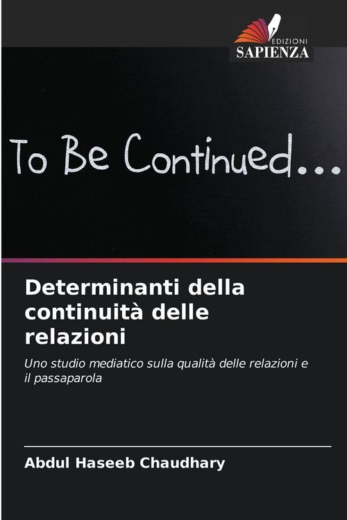Produktbild: Determinanti della continuit&agrave; delle relazioni