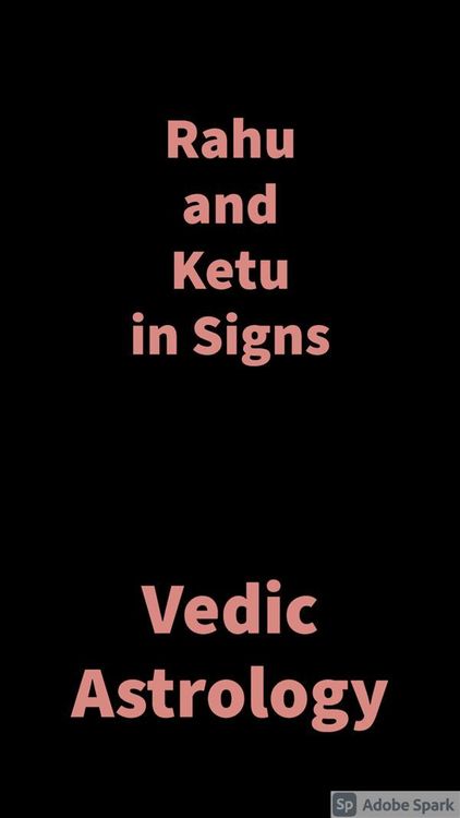 Produktbild: Rahu and Ketu in Signs