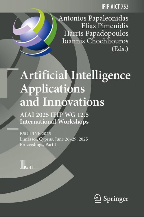 Produktbild: Artificial Intelligence Applications and Innovations. AIAI 2025 IFIP WG 12.5 International Workshops